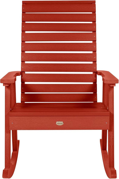 Highwood Weatherly Rocking Chair, Rustic Red