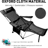 Zero Gravity Chair, Reclining Camping Chair with Padded Pillow, Cup Holder, Storage Pocket & Carry Bag - Photo 5
