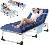 DoCred Folding Lounge Chair with Mattress - Photo 1