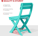 Costaelm Outdoor Patio Modern Folding Dining Chair - Photo 5