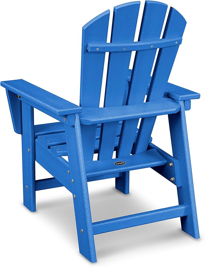 POLYWOOD SBD12PB Kids Casual Chair, Pacific Blue