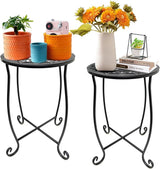 Fashion&cool Outdoor Side Tables, 2 Pack Patio Side Table - Photo 1
