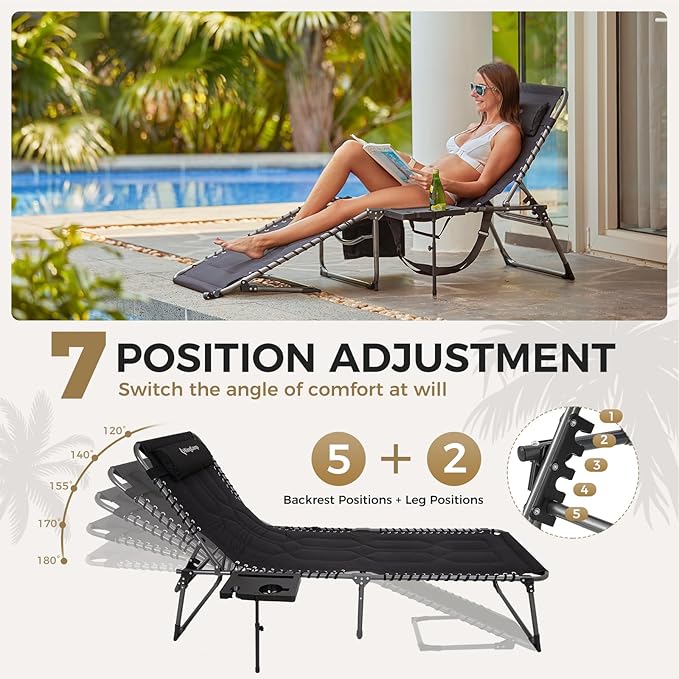 KingCamp Oversize Lounge Chair Outdoor - Photo 5
