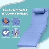 Chaise Lounge Chairs Outdoor Set of 6, Comfy Outside Wicker Patio Pool Lounge Chair w/ 5 Adjustable Back Angle - Photo 5