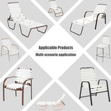 Vinyl Straps for Patio Chair Repair Kit 2'' Wide 20 Ft Long Replacement Straps + 20 Free Rivets for Outdoor Lawn - Photo 7