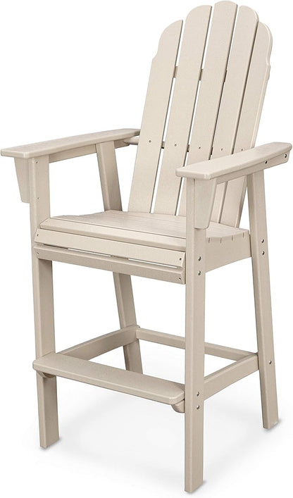 POLYWOOD® Vineyard Bar Chair, Sand