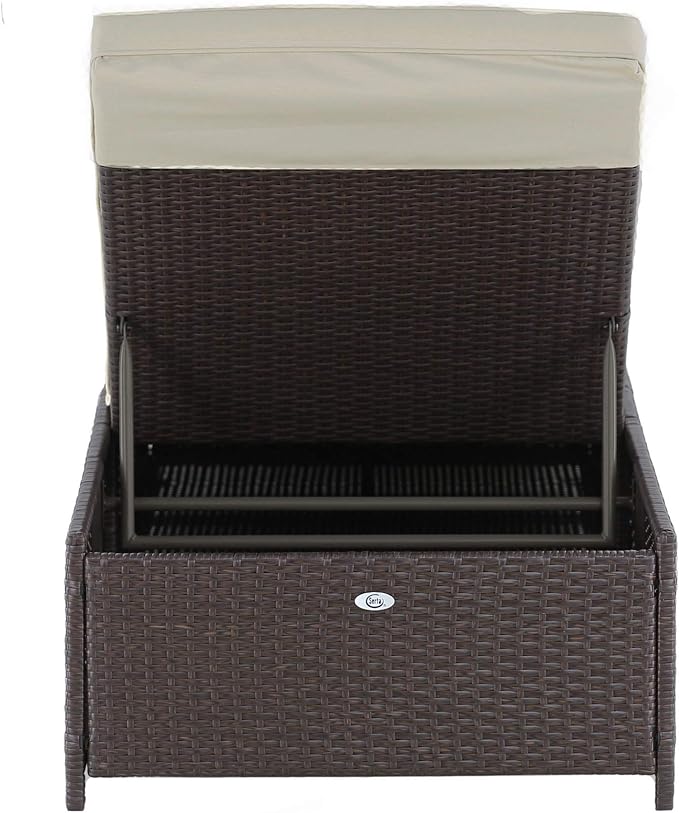Serta Laguna Brown Resin Wicker Outdoor Patio Furniture Collection, Easy Assembly, Porch or Pool - Photo 10