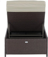 Serta Laguna Brown Resin Wicker Outdoor Patio Furniture Collection, Easy Assembly, Porch or Pool - Photo 10
