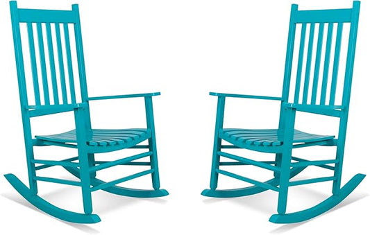 Shine Company Vermont Porch Rockers – Aruba (Set of 2)