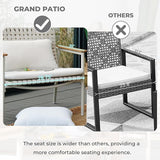 Grand patio 4-Piece Oversized Aluminum Patio Furniture Set - Photo 5