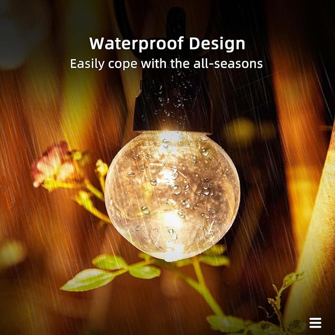 PURPLE LEAF 3-Seat Porch Swing with 12 Clear LED Lights Outdoor Metal Pergola Swing Hanging Cloud Swing Chair for - Photo 3