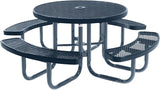 COATEDOUTDOORFURNITURE Heavy-Duty Portable Outdoor Picnic Table with Umbrella Hole - Photo 1