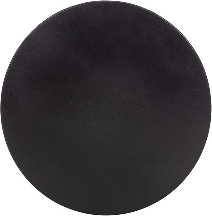 Safavieh Outdoor Athena Black Modern Concrete Round Accent Table - Photo 7