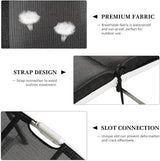 Tangkula 2 PCS Outdoor Folding Chaise Lounge Chair, Lightweight Recliner Chair w/ 7 Adjustable Backrest Positions - Photo 7