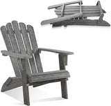 Folding Adirondack Chair, HDPE Adirondack Chairs, All-Weather Resistant Lawn Chairs,Patio Firepit Chairs for Garden - Photo 1