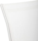 Modway Traveler Outdoor Patio Aluminum Mesh Rocking Sling Lawn Chair Glider in White White - Photo 5