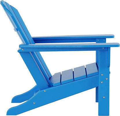 WestinTrends Dylan Outdoor Adirondack Chair, Pacific Blue