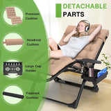 ZENPETIO Oversized Zero Gravity Chair, 33In XXL Zero Gravity Recliner Lounge Chair - Photo 4