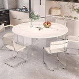 Large Round Folding Table Top, 4-Folding Wood Table top - Photo 6
