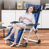 NAIZEA Padded Zero Gravity Chair, Folding Outdoor Lounge Chairs, Adjustable Reclining Camping Chairs with Cup Holder - Photo 2