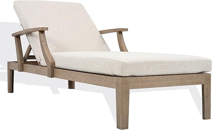 SAFAVIEH Couture Outdoor Patio Furniture Collection - Martinique Chaise Lounge Chair - Photo 9