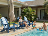 LUE BONA HDPS Adirondack Chairs Set of 4, Long-Lasting All-Season Outdoor Patio Chairs, Hidden Cup Holder, 350 LBS - Photo 3