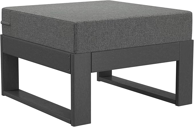 WestinTrends Montara 7-Piece Outdoor Modular L-Shaped Corner Patio Sectional Sofa Set, Gray - Photo 9