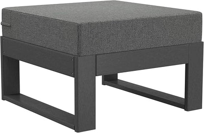 WestinTrends Montara 7-Piece Outdoor Modular L-Shaped Corner Patio Sectional Sofa Set, Gray