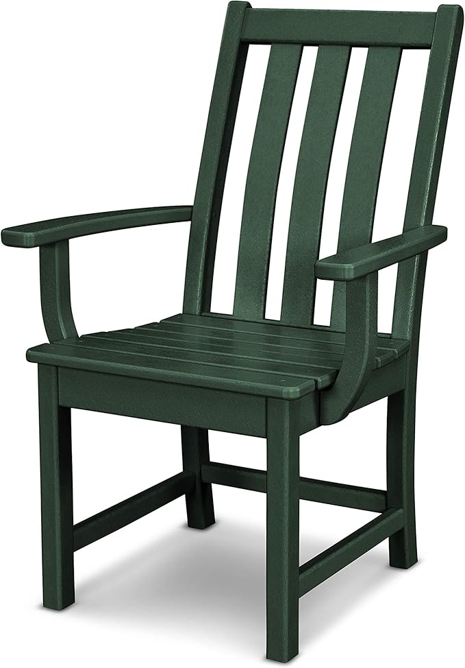 POLYWOOD Vineyard Dining Arm Chair (Green)