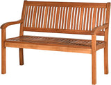 Outdoor Bench, Eucalyptus Wood Patio Bench - Photo 1
