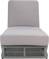 SAFAVIEH Outdoor Collection Gillian Grey Rope/Grey Cushion Chaise Lounge Chair (PAT7527C) - Photo 1