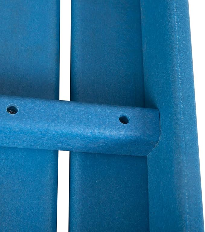 WO WESTIN OUTDOOR HDPE Laguna Outdoor Poly Adirondack Coffee Table, Pacific Blue