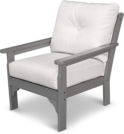 Polywood® Vineyard Deep Seating Chair in Sand/Spa