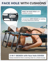 KingCamp Tanning Chair with Face Hole - Photo 4