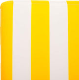SAFAVIEH Outdoor Collection Gillian Heather Tan & Yellow Stripe Chaise Lounge Chair (Fully Assembled) - Photo 9