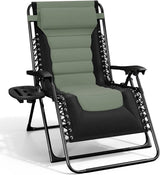 Nestl Outdoor Padded Zero Gravity Chair, Patio Lounge Chair Outdoor Recliner - Photo 1