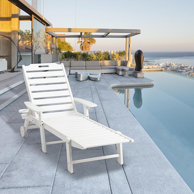 Outdoor Pool Chaise Lounge Chair - Photo 2