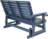 HIPS Patio Glider with Cup Holders, Durable Poly Lumber Material, All-Weather Resistant - Photo 8