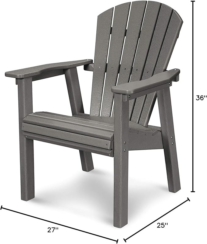 Seashell Dining Chair (Slate Grey)
