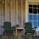 YEFU Adirondack Chair Set of 2, Folding Oversized Plastic Adirondack Chair with Cup Holder - Photo 7