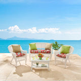 BrylaneHome Tufted Bench Cushion - 45.5" L x 19" W x 3" H- Patio & Outdoor - Water, Stain & Fade Resistant - Carolina - Photo 4