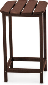 POLYWOOD SBT26MA South Beach 26-Inch Counter Side Table, Mahogany - Photo 1