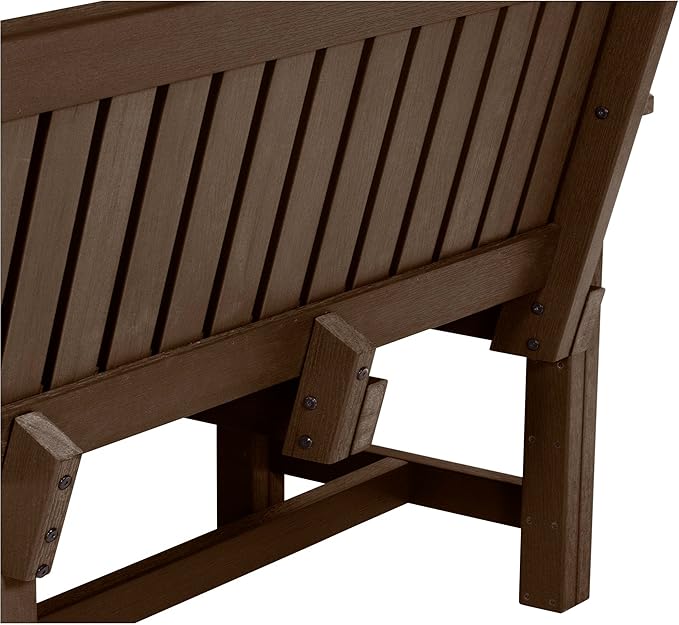 Sequoia Professional CM-BENSQ42-ACE Commercial Grade Exeter 4 Foot Garden Bench, Weathered Acorn