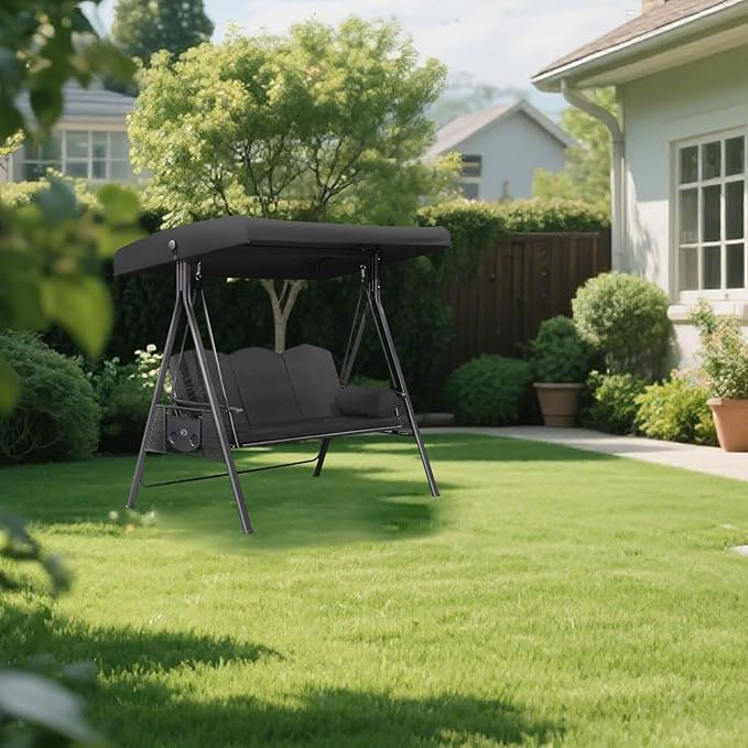 3 Seat Patio Swing Canopy Replacement 75" x 47" - Photo 2