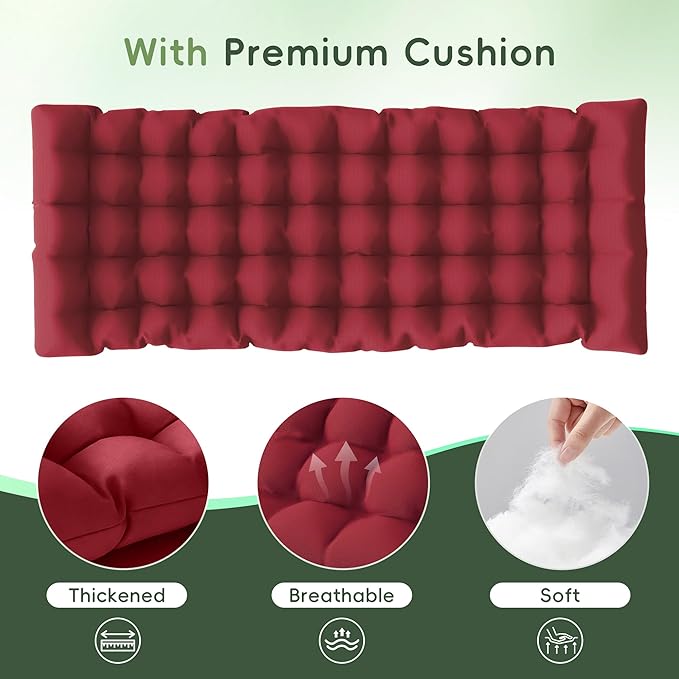 Amopatio Oversized Zero Gravity Padded Chair w/Removable Cushion&Headrest - Photo 7