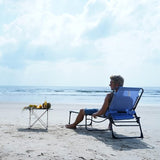 #WEJOY Folding Outdoor Chaise Lounge Chair, Adjustable Lightweight Portable Beach Lounge Chair for Patio, Pool, Lawn - Photo 9