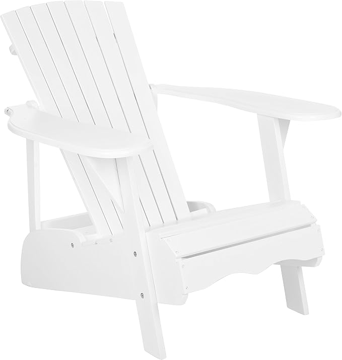 Safavieh Patio Collection Hampton Adirondack Acacia Wood Chair