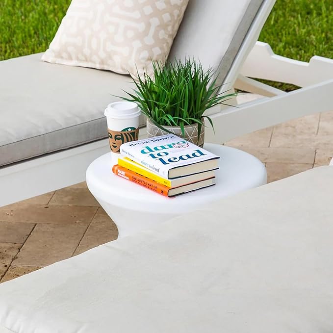 Ledge Lounger Signature Side Table - in-Pool Table for Ledges up to 10" Deep - Indoor/Outdoor All-Weather Table for - Photo 3