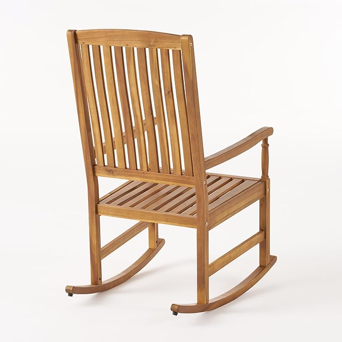 Christopher Knight Home Arcadia Courtyard Outdoor Gardern Rocking chairs, 23 "W x 32 "D x 43.5 "H, Teak