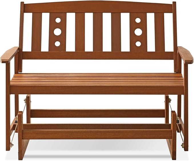 FURINNO FG17485 Tioman Outdoor Hardwood New Mexico Glider - Photo 4